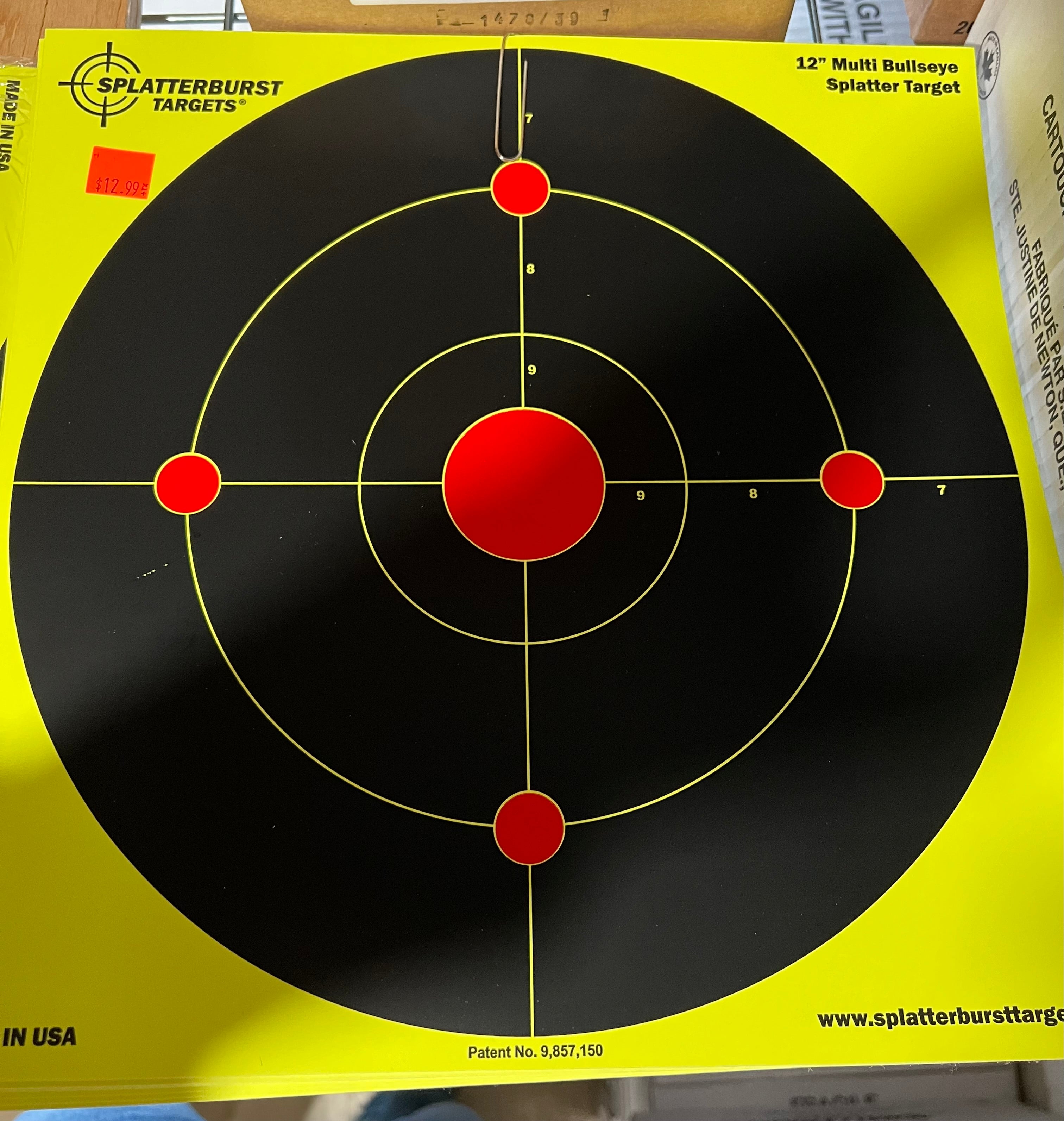 Splat Target Cut Out SPLATTER TARGETS (PACK OF 5) – Montreal Skeet Club